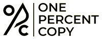 One Percent Copy Logo